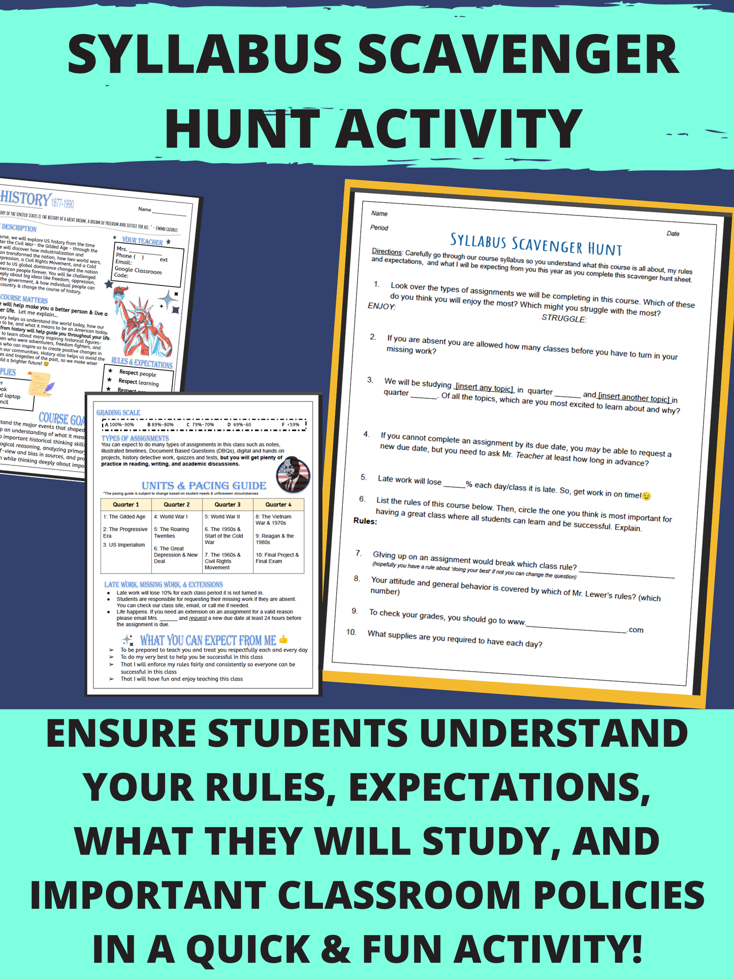 FIRST WEEK OF HISTORY ACTIVITIES, LESSONS, & RESOURCES!