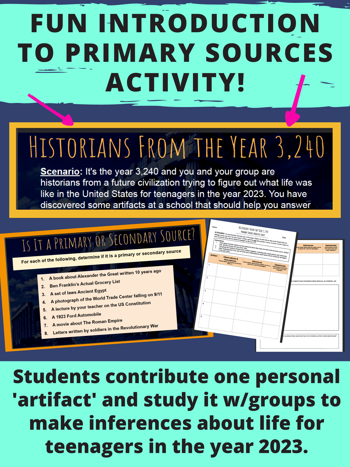 FIRST WEEK OF HISTORY ACTIVITIES, LESSONS, & RESOURCES!