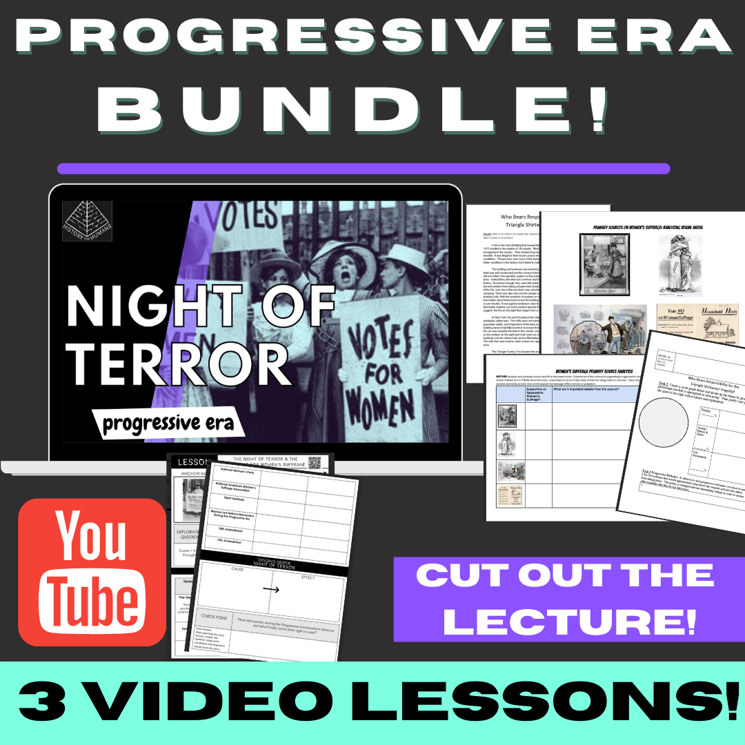 progressive era lesson plans